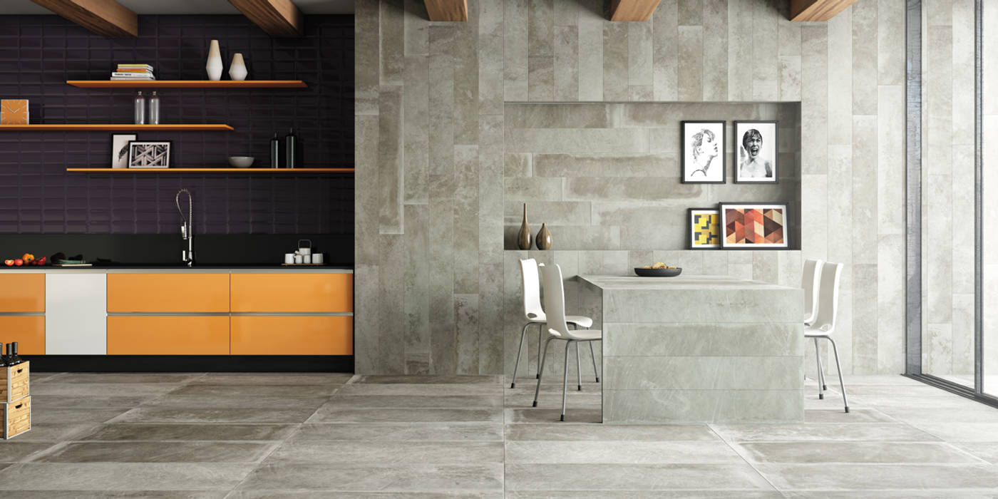 Linha Loft, Eliane Revestimentos Eliane Revestimentos Industrial style kitchen