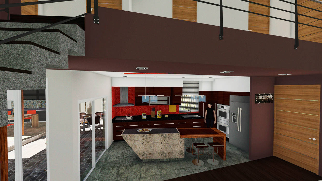 Casa AM Módulo 3 arquitectura Cocinas modernas: Ideas, imágenes y decoración