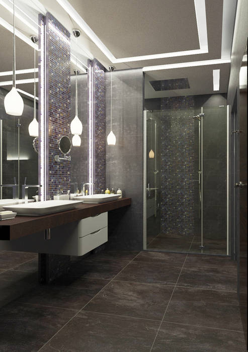 Hotelsuite, Hessen, Germany, Insight Vision GmbH Insight Vision GmbH 現代浴室設計點子、靈感&圖片