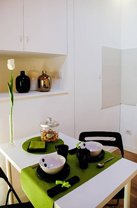 post-staging My Home Attitude - Barbara Sala Sala da pranzo minimalista Accessori & Decorazioni