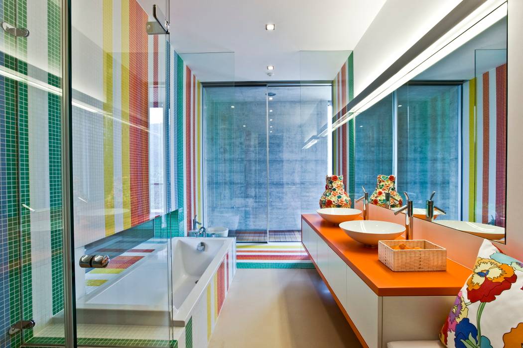 Kids Bathroom Viterbo Interior design Eklektik Banyo