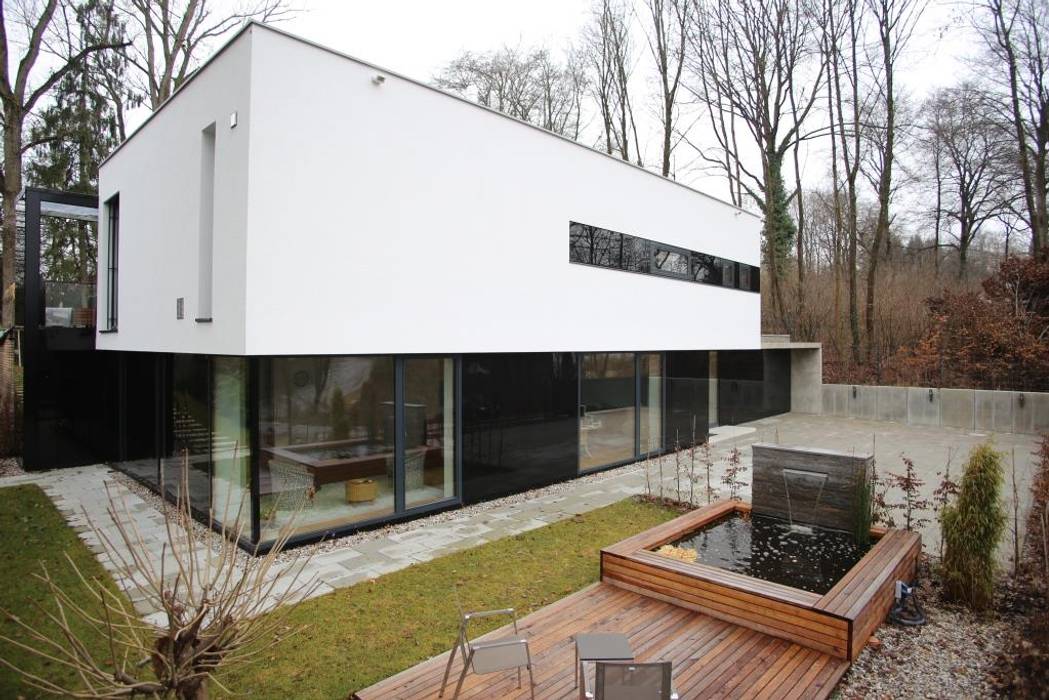 Einfamilienhaus Starnberg, Huaber & more Huaber & more Moderne Häuser