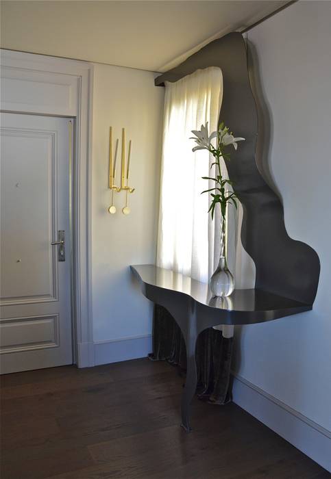 Diseño de mueble homify Pasillos, vestíbulos y escaleras de estilo moderno