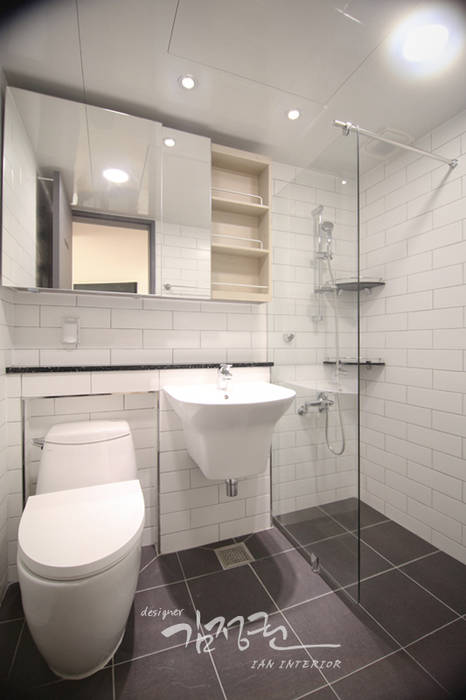 갈마 아파트 , 김정권디자이너 김정권디자이너 Bagno moderno MDF