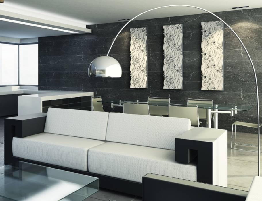 Panele gipsowe 3D Loft Design System, Dekory 21-30 DecoMania.pl Nowoczesne ściany i podłogi