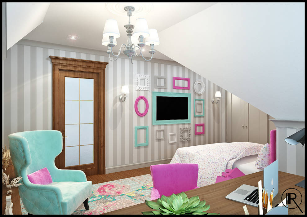 Интерьер дома для молодой семьи, Rash_studio Rash_studio Nursery/kid’s room