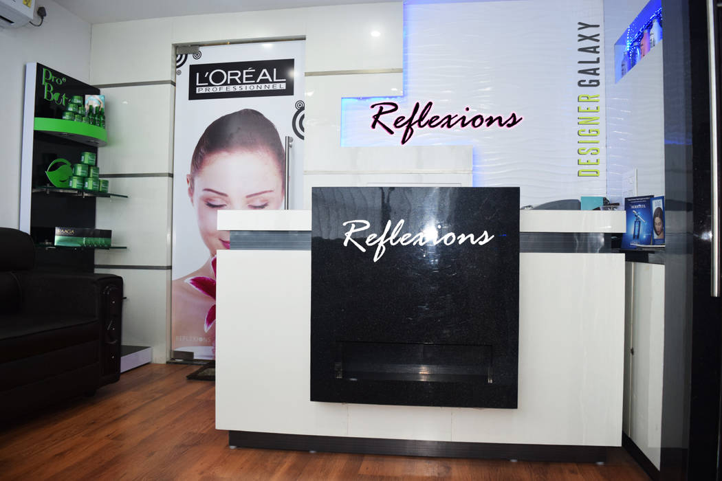 Reflexions-Salon & Spa, DESIGNER GALAXY DESIGNER GALAXY Commercial spaces Commercial Spaces