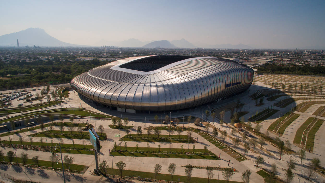 ESTADIO BBVA MONTERREY, HARARI LANDSCAPE HARARI LANDSCAPE Commercial spaces Stadiums