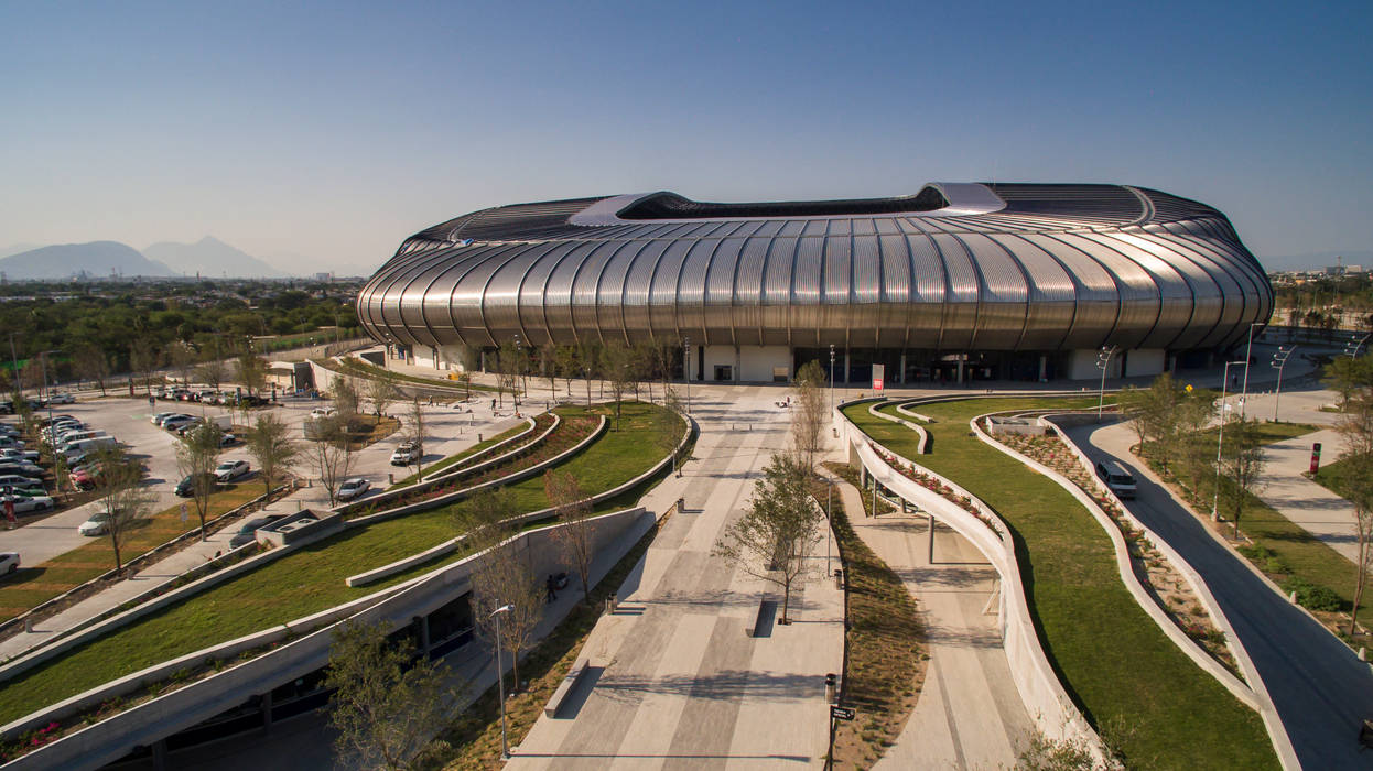 ESTADIO BBVA MONTERREY, HARARI LANDSCAPE HARARI LANDSCAPE Commercial spaces Stadiums