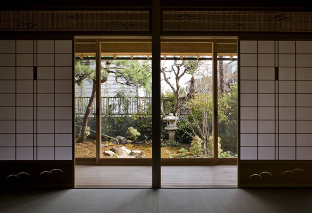 有限会社椿建築デザイン研究所視聽室竹brown Homify