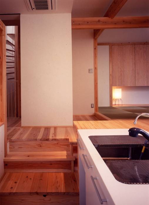midorimachi house, 髙岡建築研究室 髙岡建築研究室 Modern style kitchen