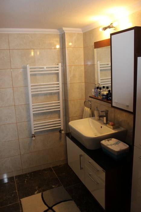 Nuray P. Evi, AÇIT MİMARLIK DEKORASYON İNŞ. SAN. TİC. LTD. AÇIT MİMARLIK DEKORASYON İNŞ. SAN. TİC. LTD. Modern Banyo