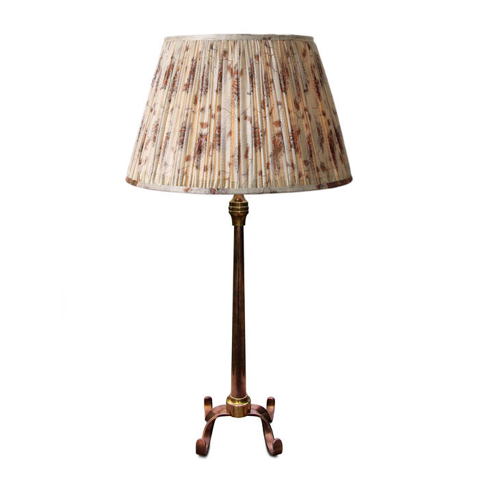 'Arts and Crafts Table Lamp' Perceval Designs Classic style living room Copper/Bronze/Brass