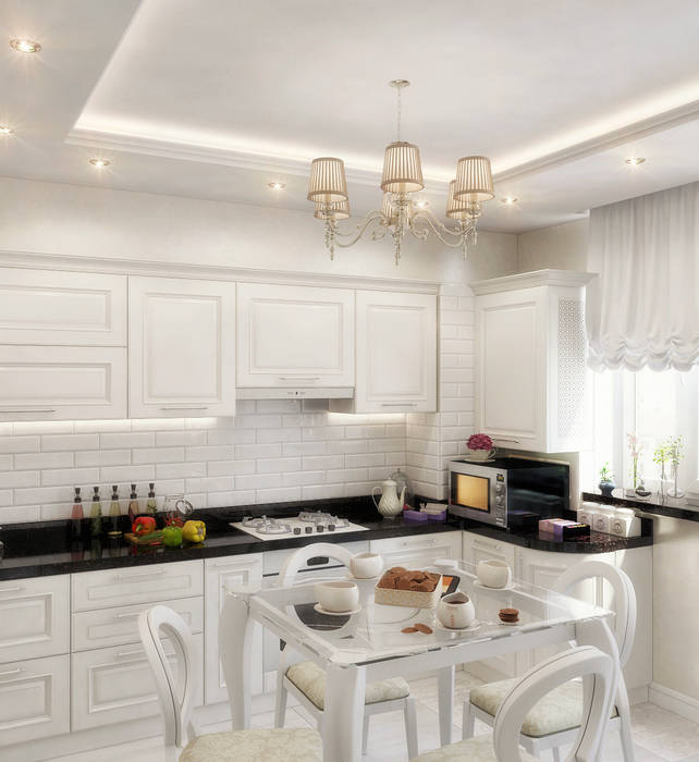 Studiya Dizajna Romaniuk Design Modern Style Kitchen Homify