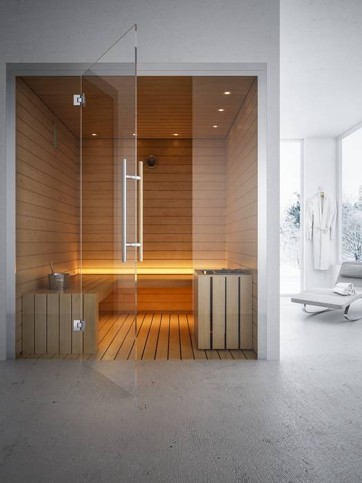 Sauna Finlandese, ki life Wellness Operator ki life Wellness Operator Spa modernos Madera maciza Multicolor Accesorios para albercas y spa