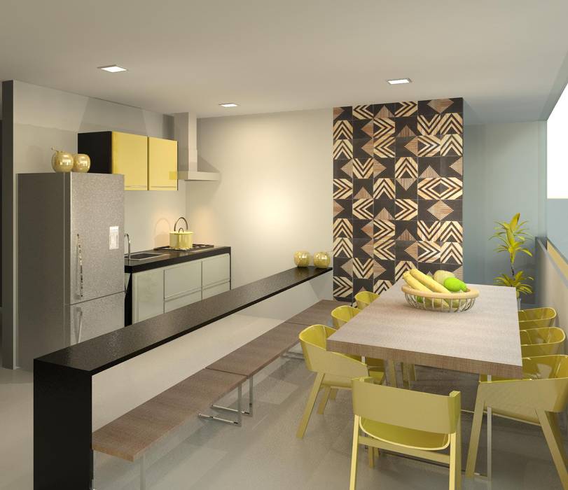 Interiores, Patrícia Alvarenga Patrícia Alvarenga Modern kitchen