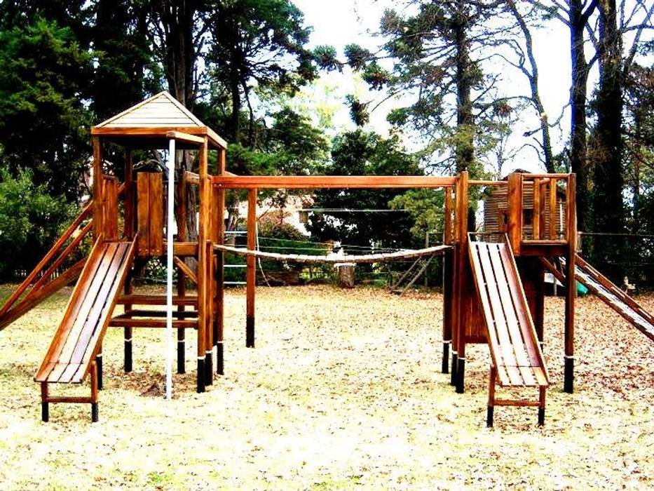 Juegos y casitas para niños, Juegos del Bosque Juegos del Bosque Jardines rústicos Hamacas y áreas de juego