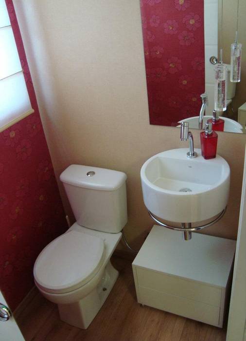 Lavabo Pequeno, ProArq Brasil ProArq Brasil Baños de estilo moderno Papel