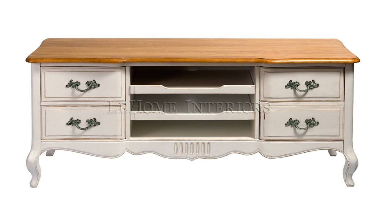 Тумба Louis Classical TV Cabinet D052 LeHome Interiors Гостиная в классическом стиле Дерево Эффект древесины Мебель для медиа комнаты