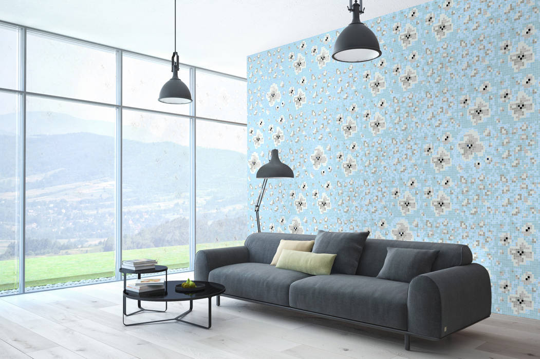 Inspiration 1 Trufle Mozaiki 现代客厅設計點子、靈感 & 圖片 玻璃 配件與裝飾品