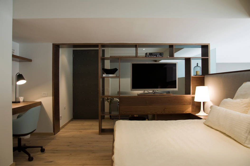 Loft2, Basch Arquitectos Basch Arquitectos Scandinavian style bedroom Wood Wood effect