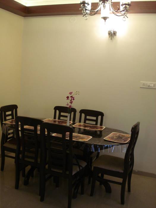 3bhk Residential Flat at Dhanori, DS DESIGN STUDIO DS DESIGN STUDIO Modern dining room