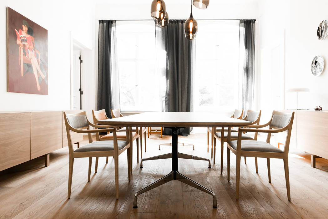 Dining room Loft Kolasinski Scandinavian style dining room Wood Wood effect