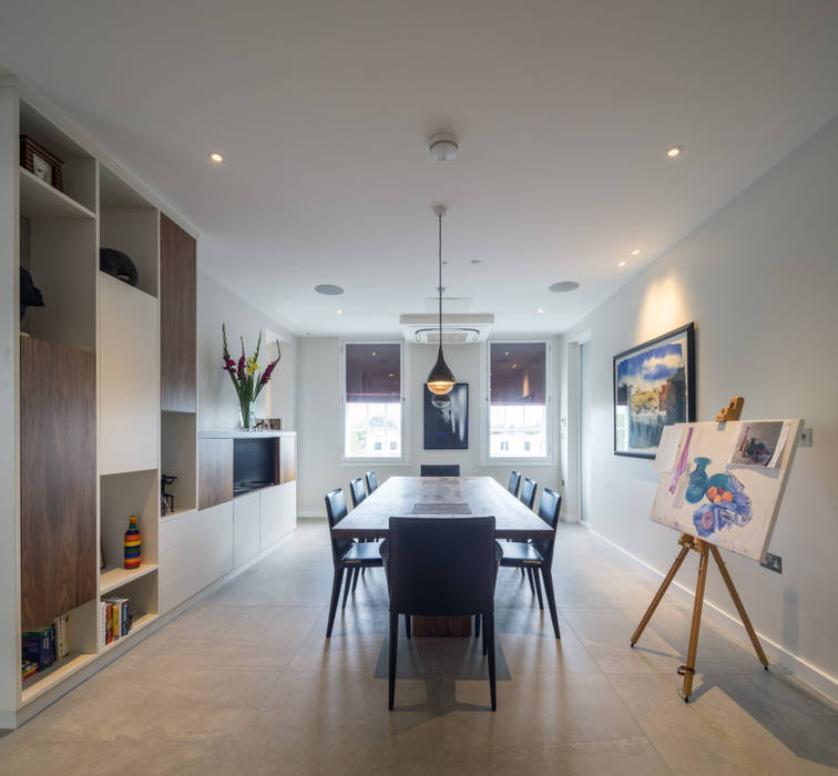 St. Mary Abbots, Coupdeville Coupdeville Modern dining room