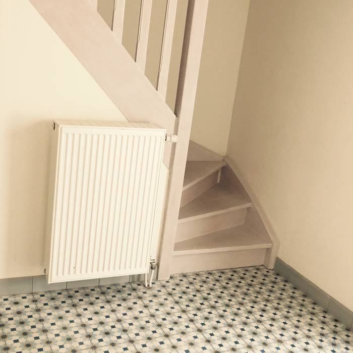 Realisaties, Den Ouden Tegel Den Ouden Tegel Country style corridor, hallway& stairs Tiles