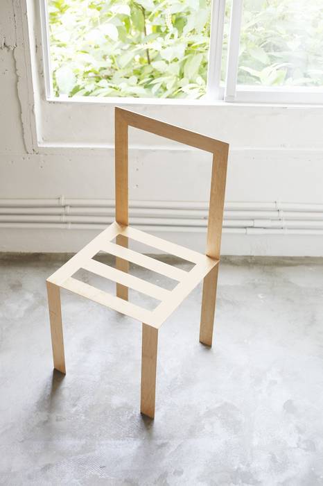 Shallow chair, ディンプル建築設計事務所 ディンプル建築設計事務所 Các phòng khác Than củi Multicolored Other artistic objects