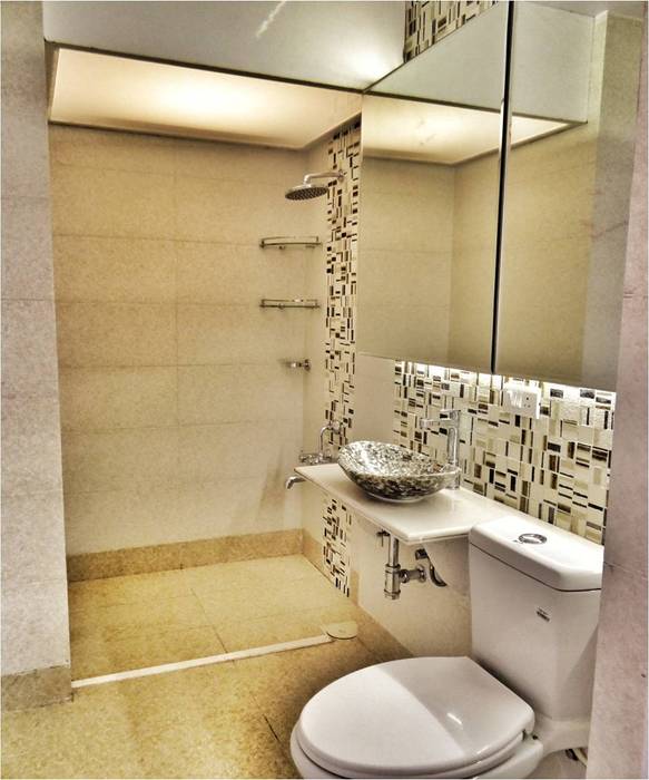Despande's Residence, Nuvo Designs Nuvo Designs Modern bathroom پتھر
