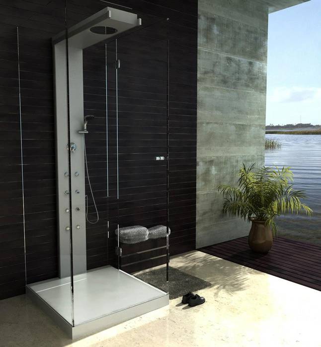 Hidromasajes, Minipiscinas & Ecobox, AQUAGLASS AQUAGLASS Modern style bathrooms Bathtubs & showers