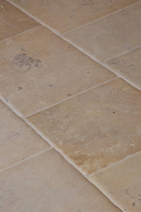 Lincolnshire Limestone Flooring With A Artisan Aged Finish From