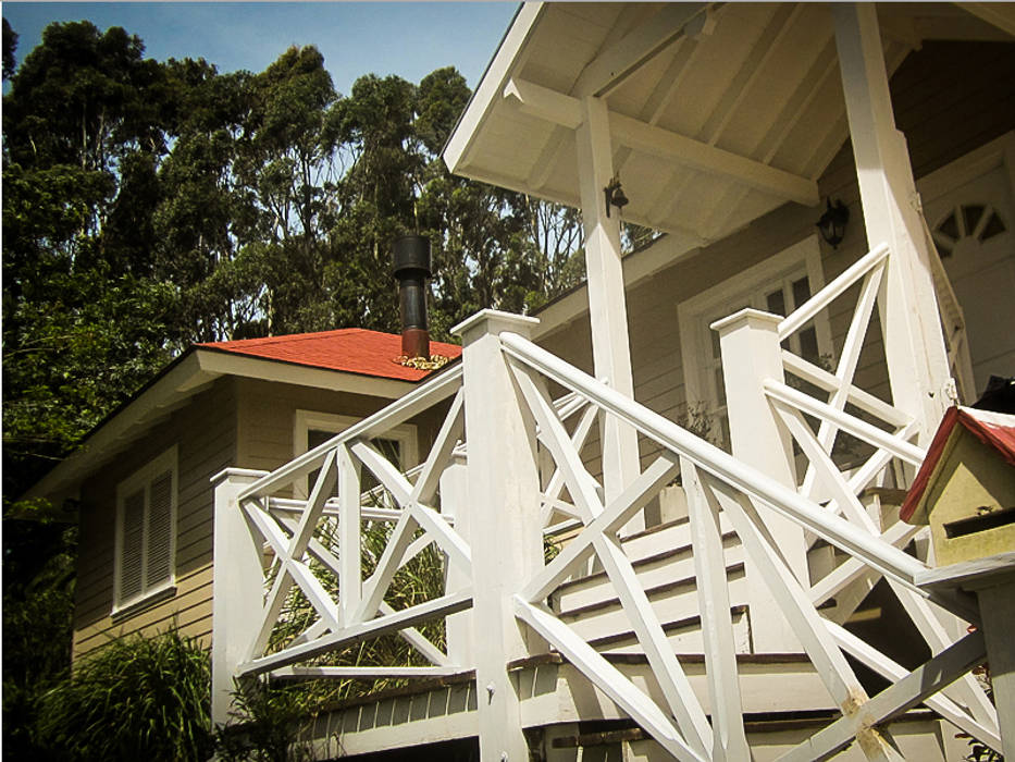 CASA BECCO Sierra de los Padres Chauvín Arquitectura Casas rurales Madera Acabado en madera