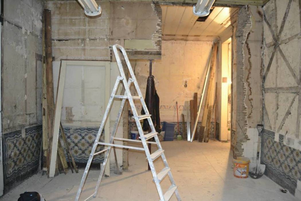 러스틱스타일 거실 by Obrasdecor 러스틱 (Rustic)