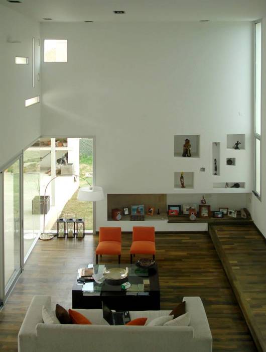 Vivienda en el Bosque, FKB ARQUITECTOS FKB ARQUITECTOS 모던스타일 거실