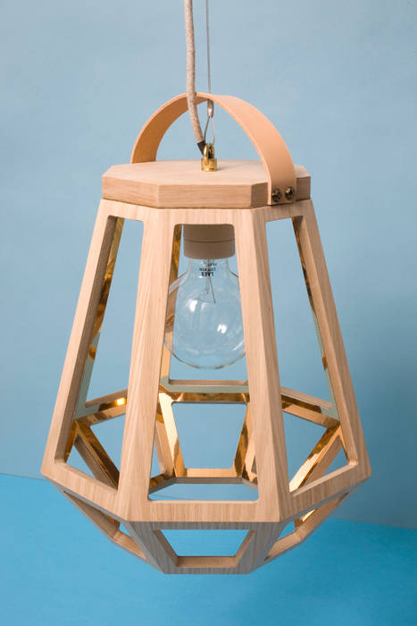 Lamp ZUID Small, Çedille by Françoise Oostwegel Çedille by Françoise Oostwegel 모던스타일 다이닝 룸 구리 / 청동 / 황동 조명