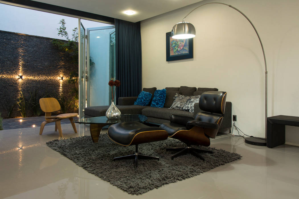 Casas Trapecio, INDICO INDICO Modern living room