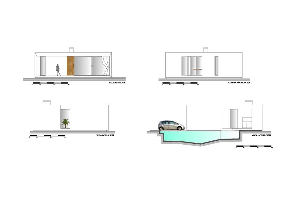 Proyecto, VISMARACORSI ARQUITECTOS VISMARACORSI ARQUITECTOS Casas modernas: Ideas, imágenes y decoración