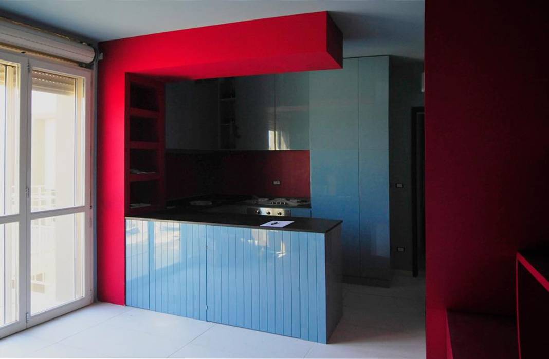 CUCINA ELISA CON IN LAB DI CESENA, ARREDAMENTI MAMA ARREDAMENTI MAMA Modern style kitchen Wood Wood effect