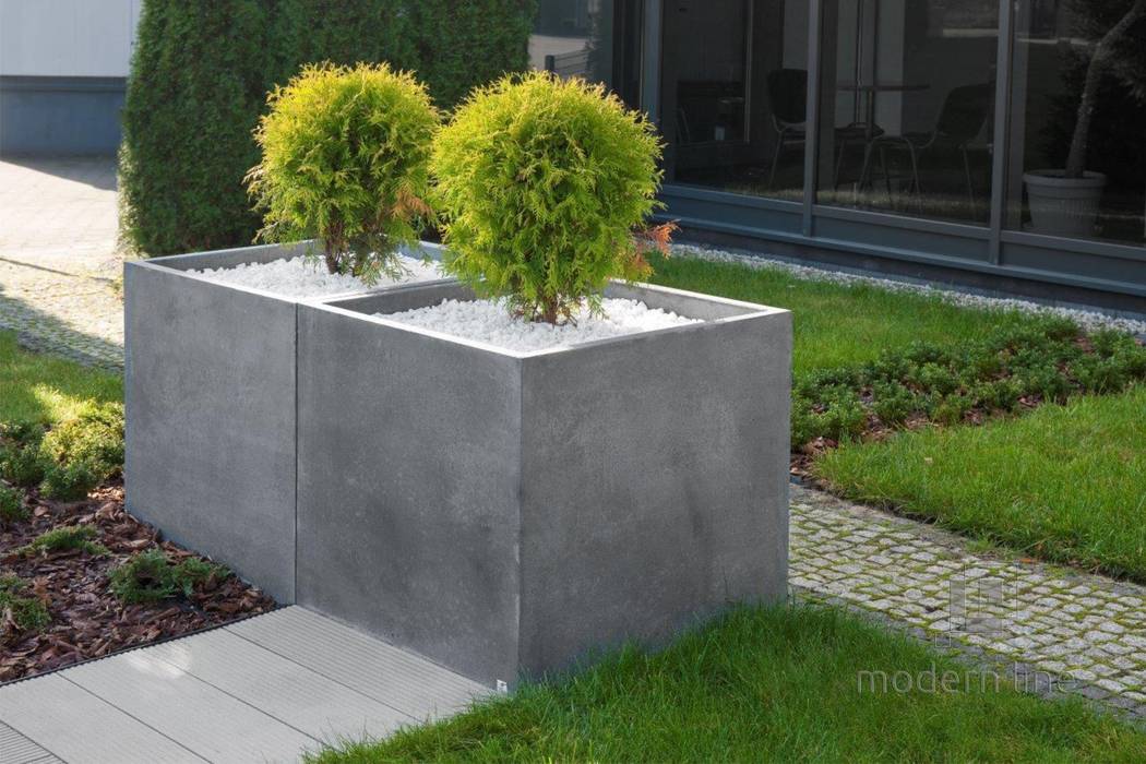 Beton architektoniczny w przestrzeni publicznej, Modern Line Modern Line Jardines modernos