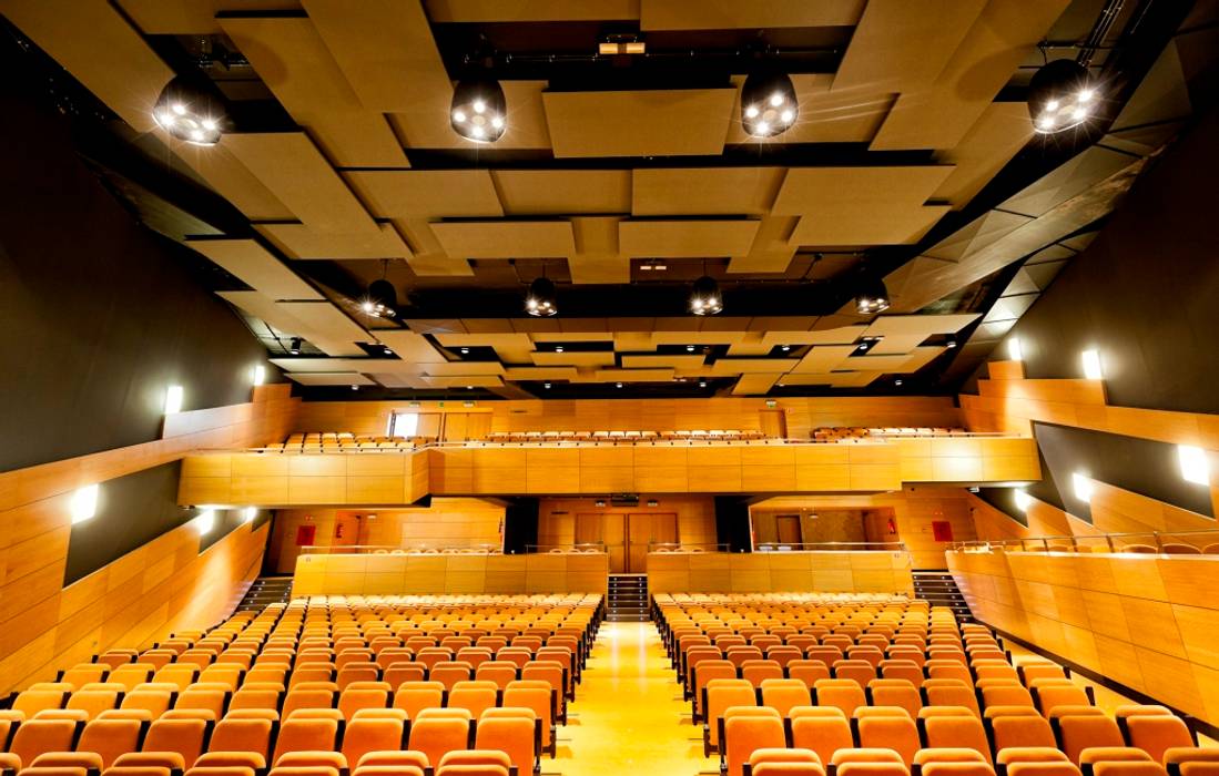 Paneles acústicos auditorio alfredo kraus spigogroup salas multimedia