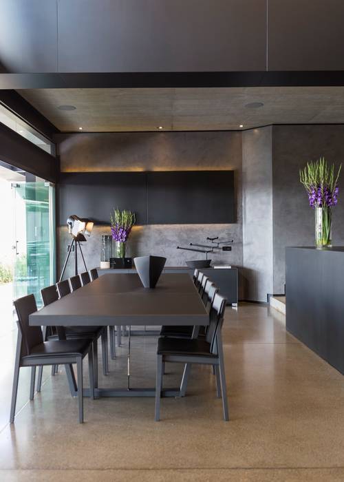 House in Kloof Road , Nico Van Der Meulen Architects Nico Van Der Meulen Architects Modern Dining Room