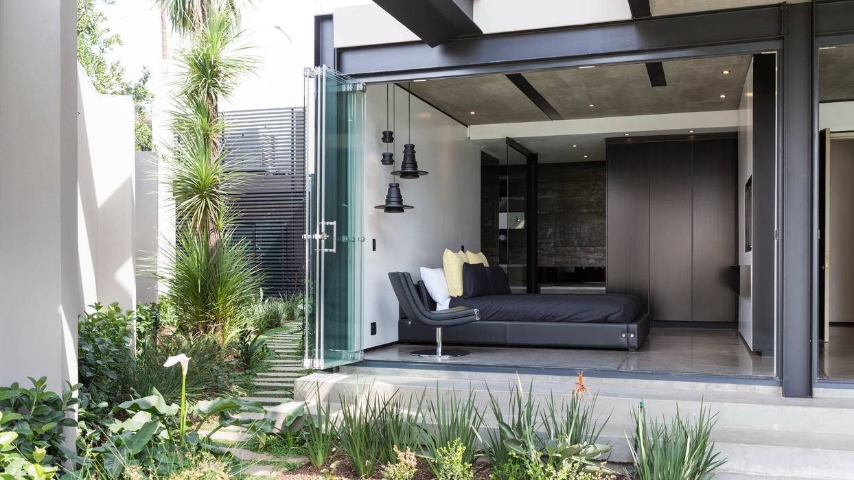 House in Kloof Road , Nico Van Der Meulen Architects Nico Van Der Meulen Architects Chambre moderne