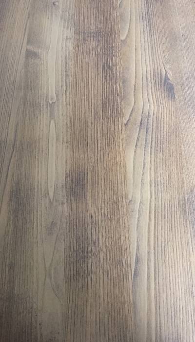 Plan De Travail En Bois Vielli Par Metal Brut Industriel