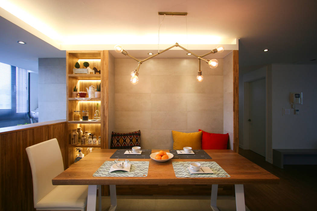 은은하고 심플한 럭셔리 하우스_31py, 홍예디자인 홍예디자인 Modern kitchen