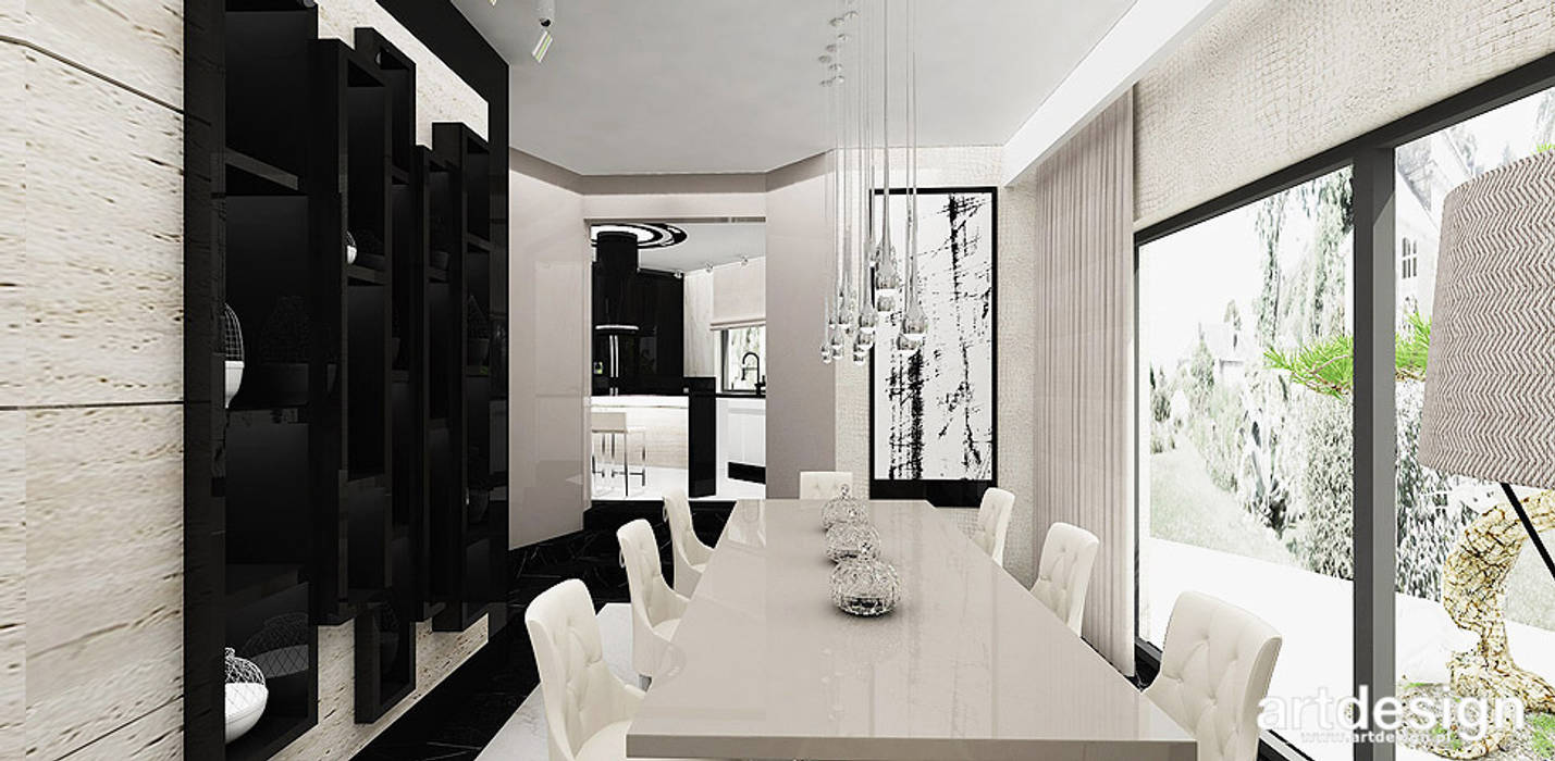 RARIANT BEAUTY | projekt wnętrz domu, ARTDESIGN architektura wnętrz ARTDESIGN architektura wnętrz Modern dining room