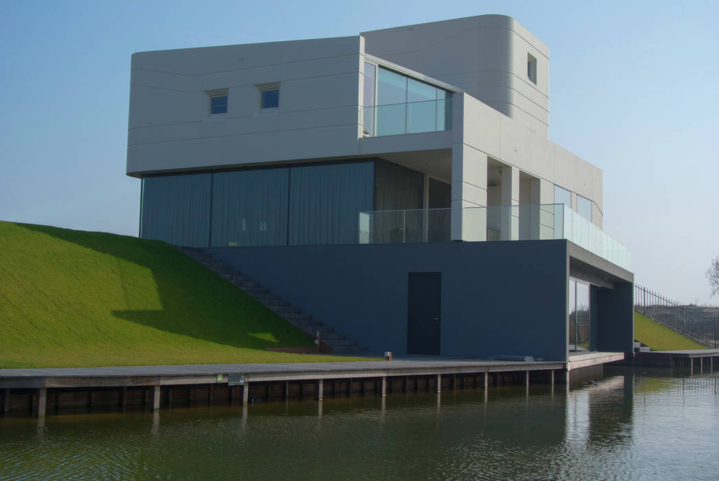 Waterfront villa, Waterstudio.NL Waterstudio.NL Moderne huizen