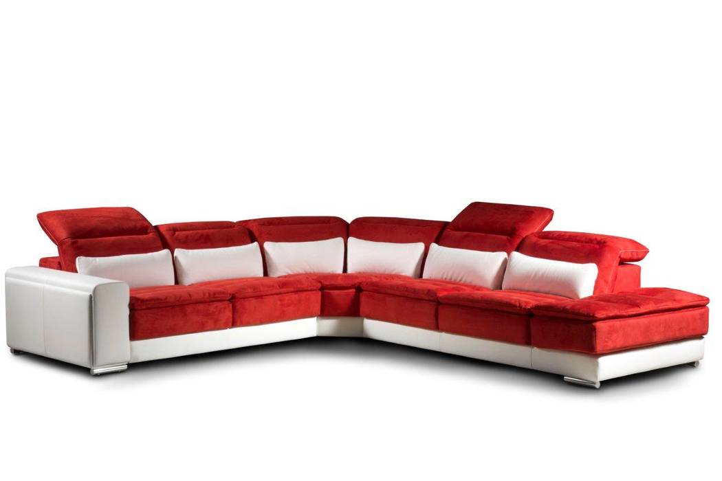 Narożniki marki Nieri, Italian Style Italian Style 现代客厅設計點子、靈感 & 圖片 皮革 Grey 沙發與扶手椅