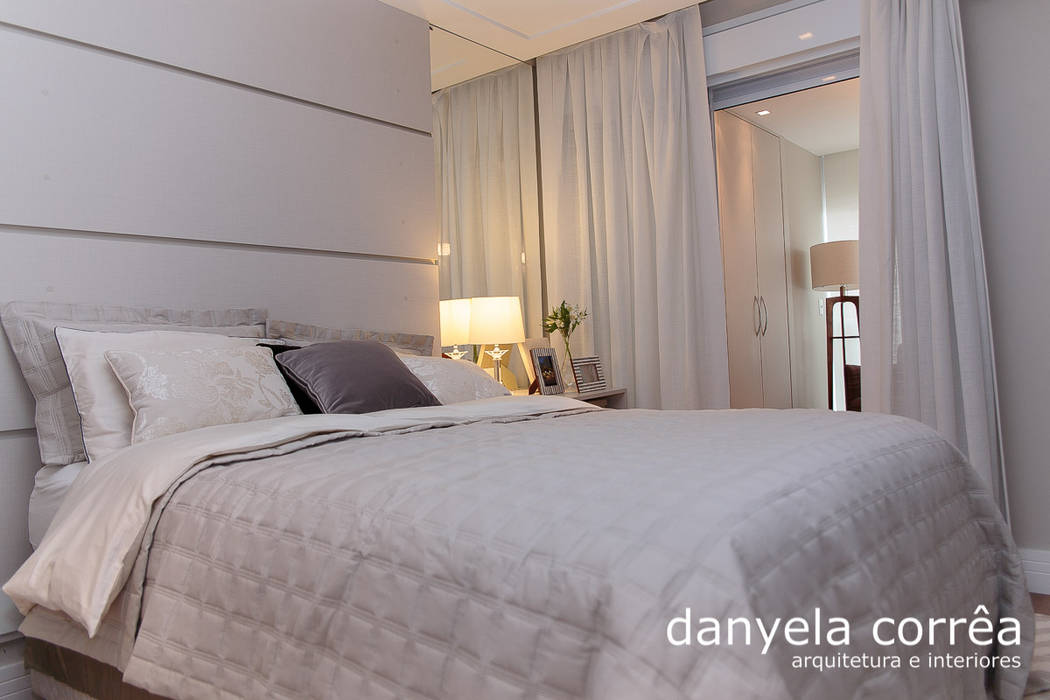 Apartamento, Danyela Corrêa Danyela Corrêa ห้องนอน